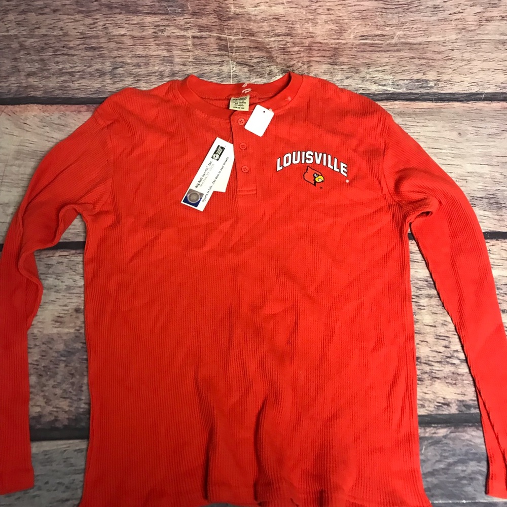 Louisville cardinals thermal sweatshirt men’s M